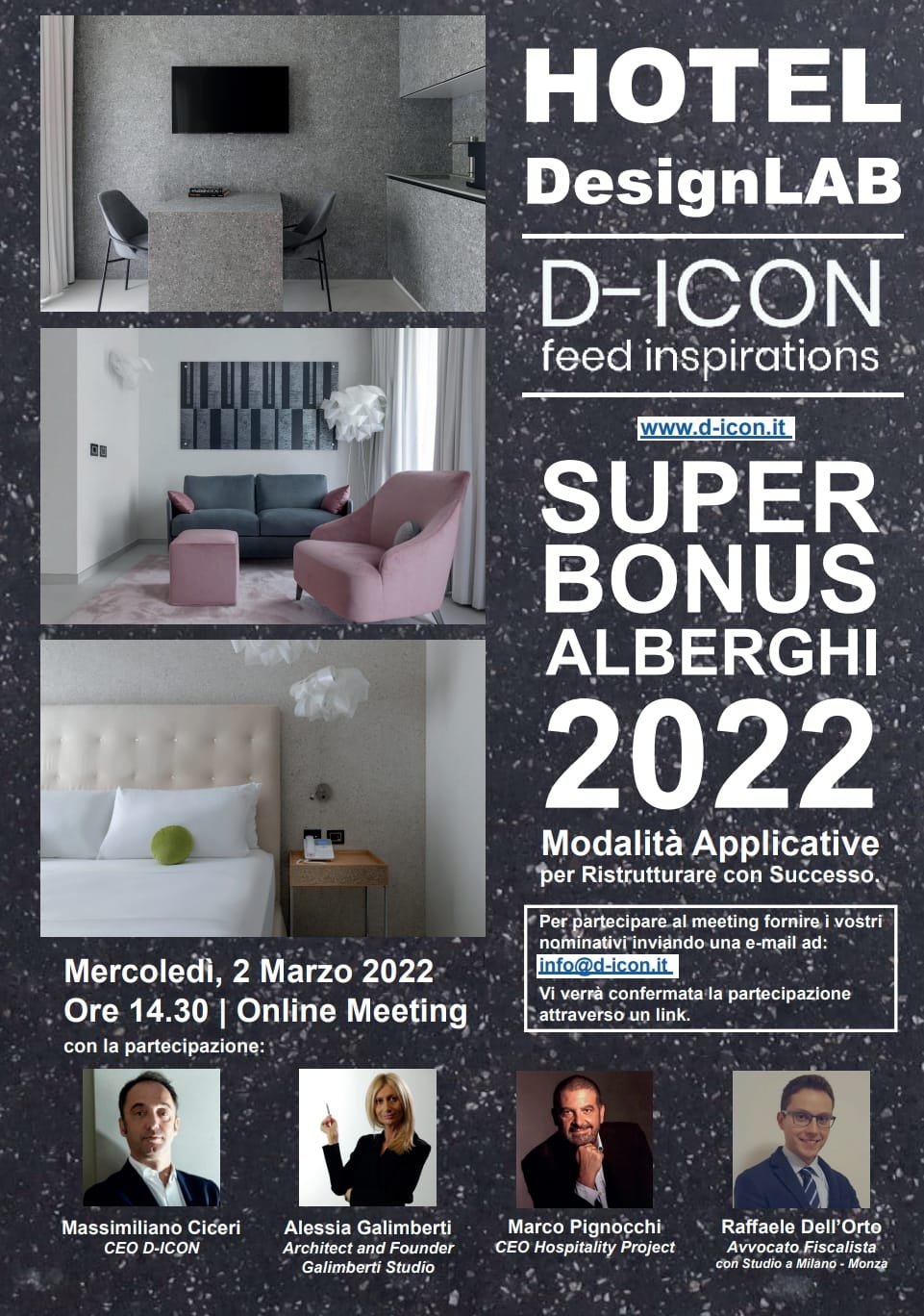 Webinar Hotel Design Lab per il Bonus Alberghi 2022