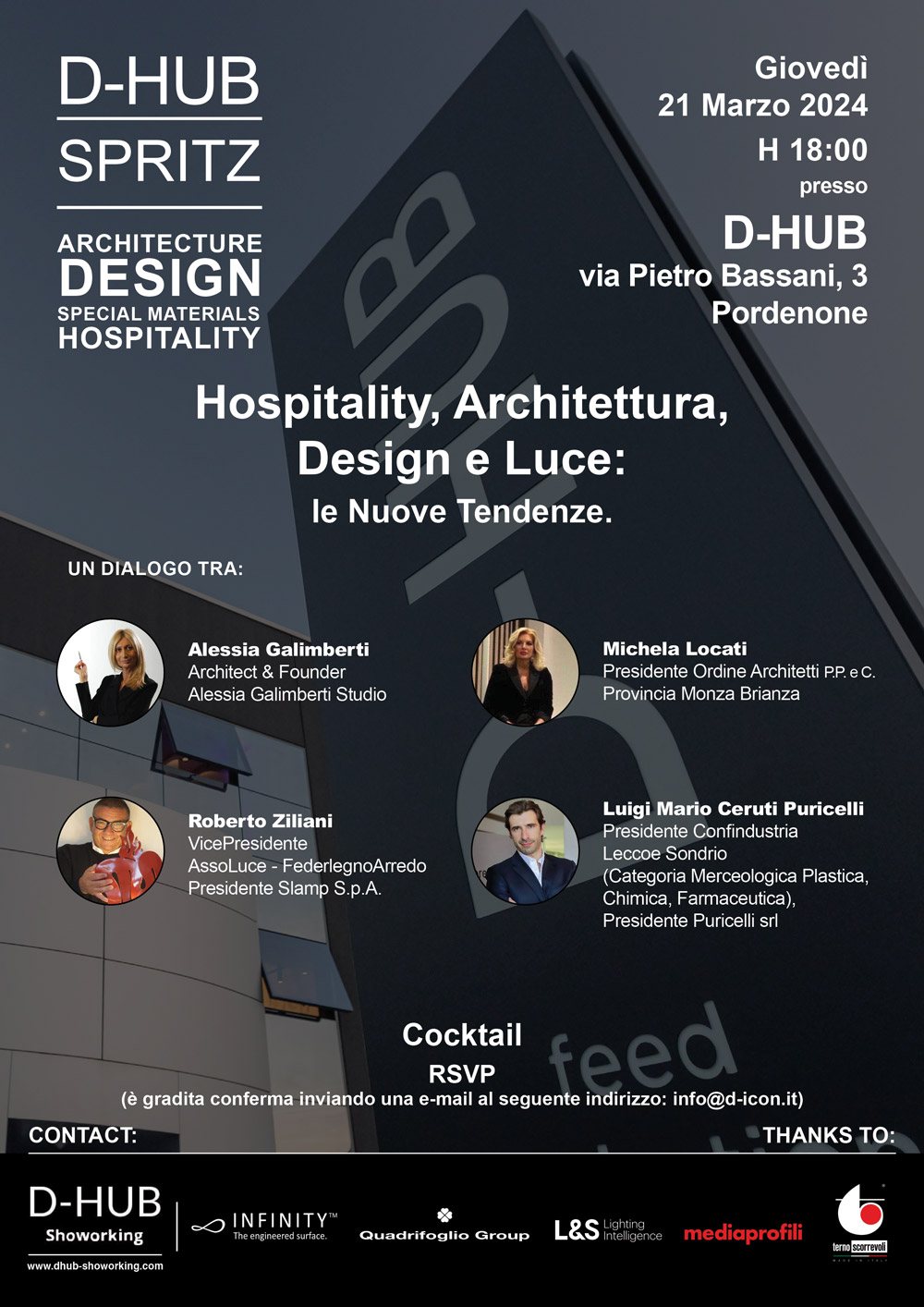 Evento D-HUB Spritz | 21 Marzo 2024